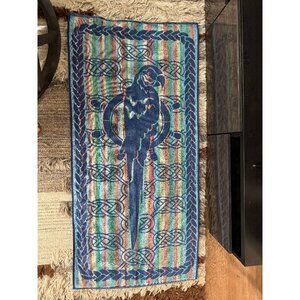 VINTAGE Parrot Beach Towel TASTEMAKER by Stevens Made in USA